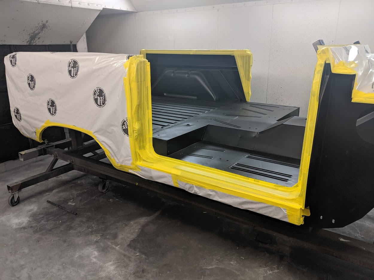 Bed liner coating added