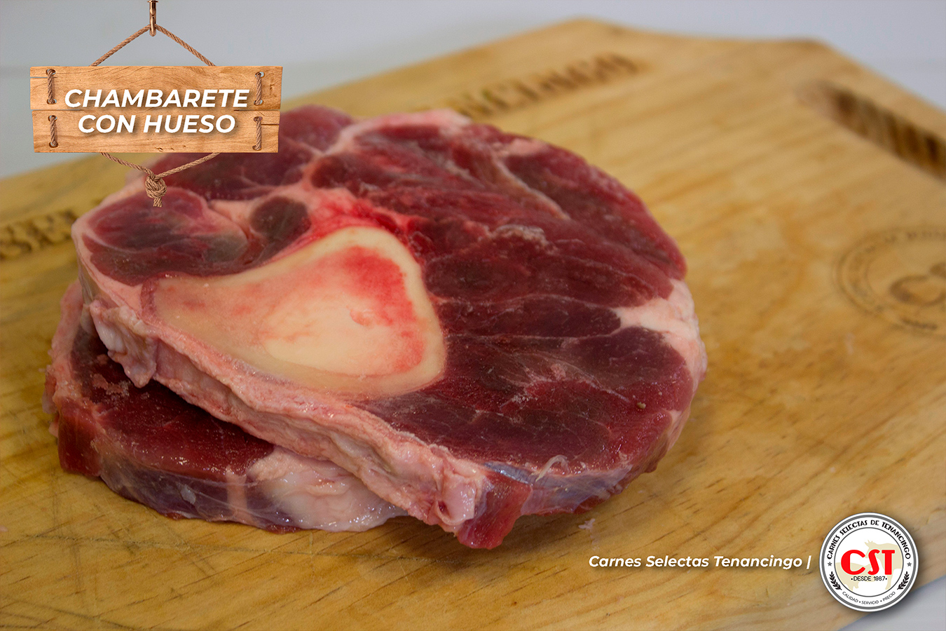 Chambarete con hueso