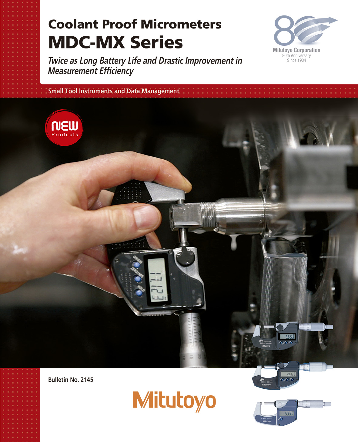 Micrómetros de exteriores Digimatic IP65