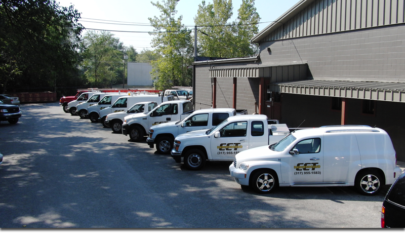 CCT trucks lined up||||