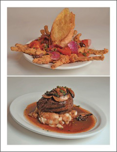 Steak and chicken fingers||||