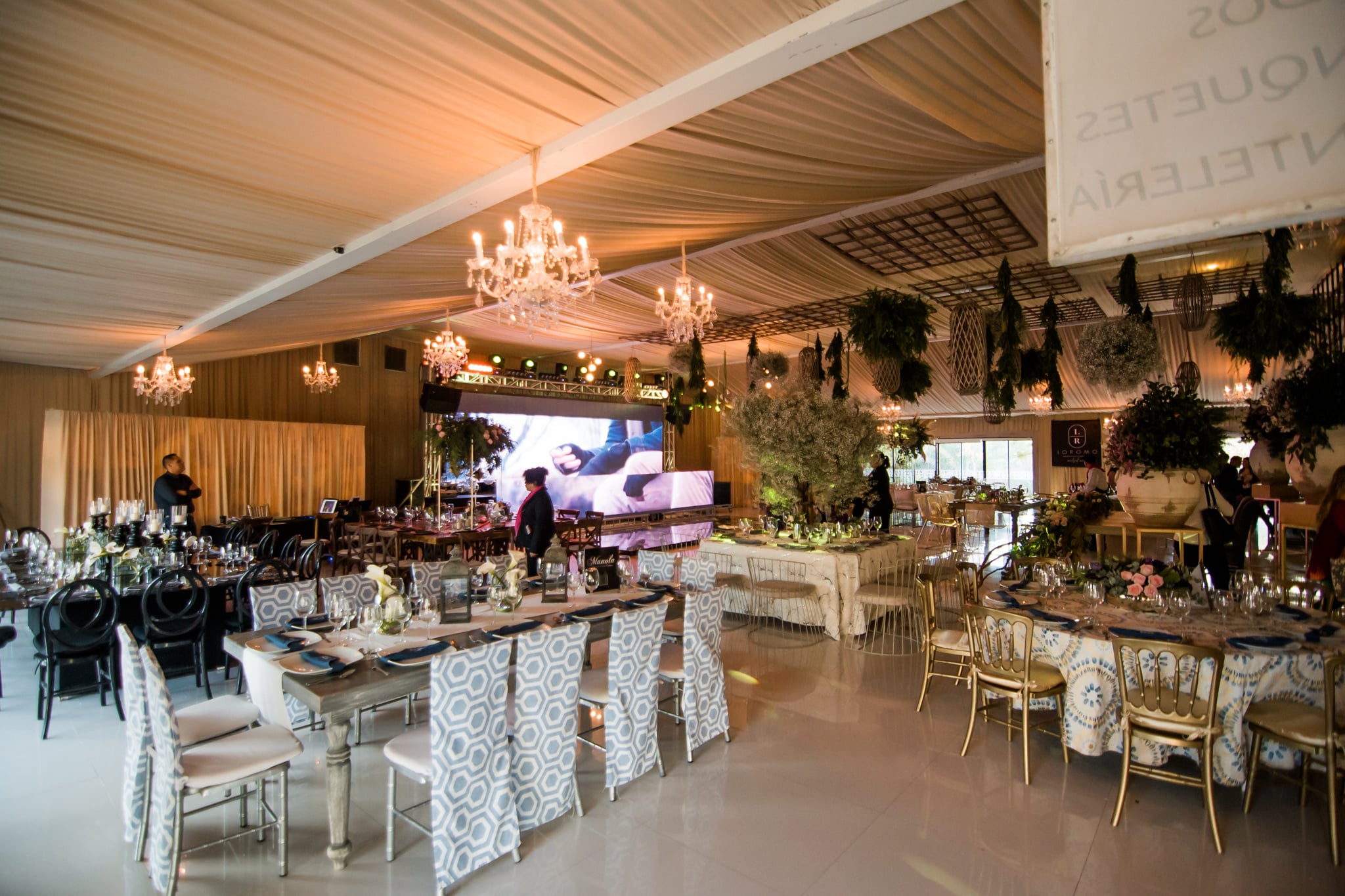 &#x410;ttic with armchairs on a wooden floor