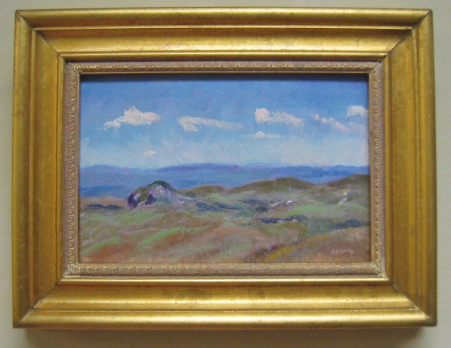 Spring Colors, Pisgah Nat'l Forest , 6 x 9 Oil on Panel