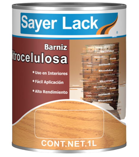 SELLALACK DIRECTO CRISTAL NS-1200
Proporciona una película de óptima transparencia que resalta los colores naturales
ó entintados de la madera, sin presentar el amarillamiento
usual de los selladores de nitrocelulosa. Es también muy fácil de usar en el hogar
USO
Sellador de nitrocelulosa de baja coloración y baja tendencia al amarillamiento
deal para aplicarse en procesos tipo americano.
Puede aplicarse sobre tablero enchapado ó madera sólida
Se recomienda sobre aplicar con acabados de nitrocelulosa de la serie NS-XXXX
CARACTERÍSTICAS
DURABILIDAD: NA
DILUIR: D-8000 5 A 10%
RENDIMIENTO TEÓRICO: 6 A 8 M2/L
APLICACIÓN: BROCHA/PISTOLA
PRESENTACIÓN LITRO