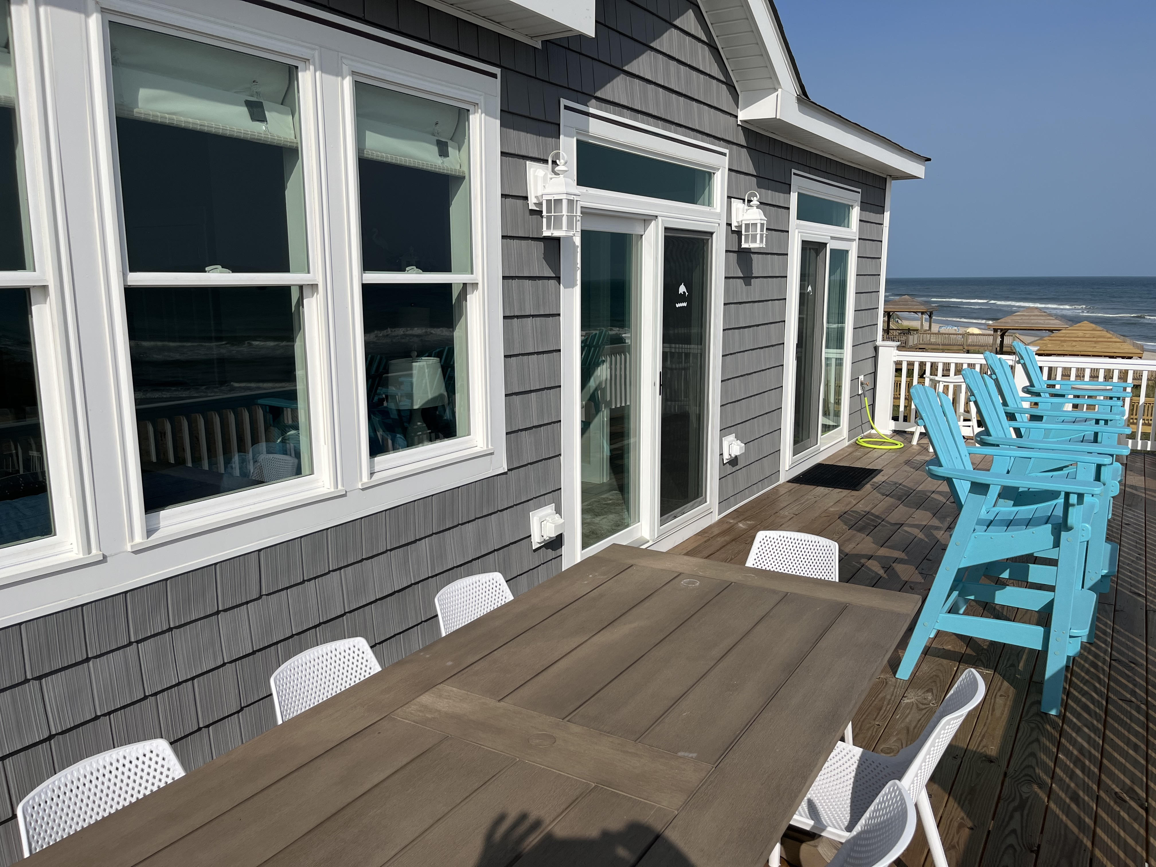 Master bedroom entrance to deck