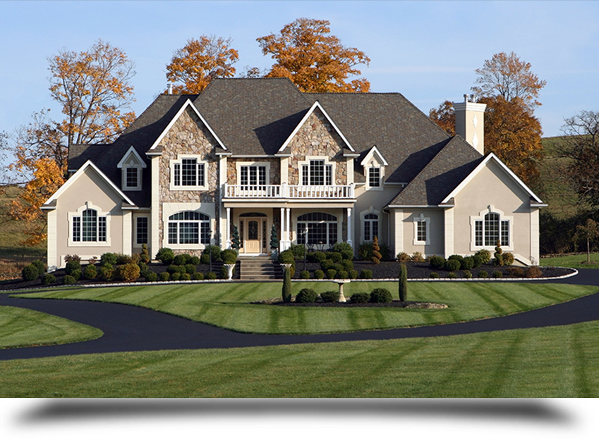 Mansion with well maintained yard||||
