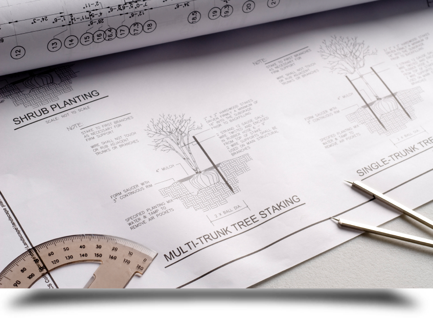 Blueprint for landscape design||||