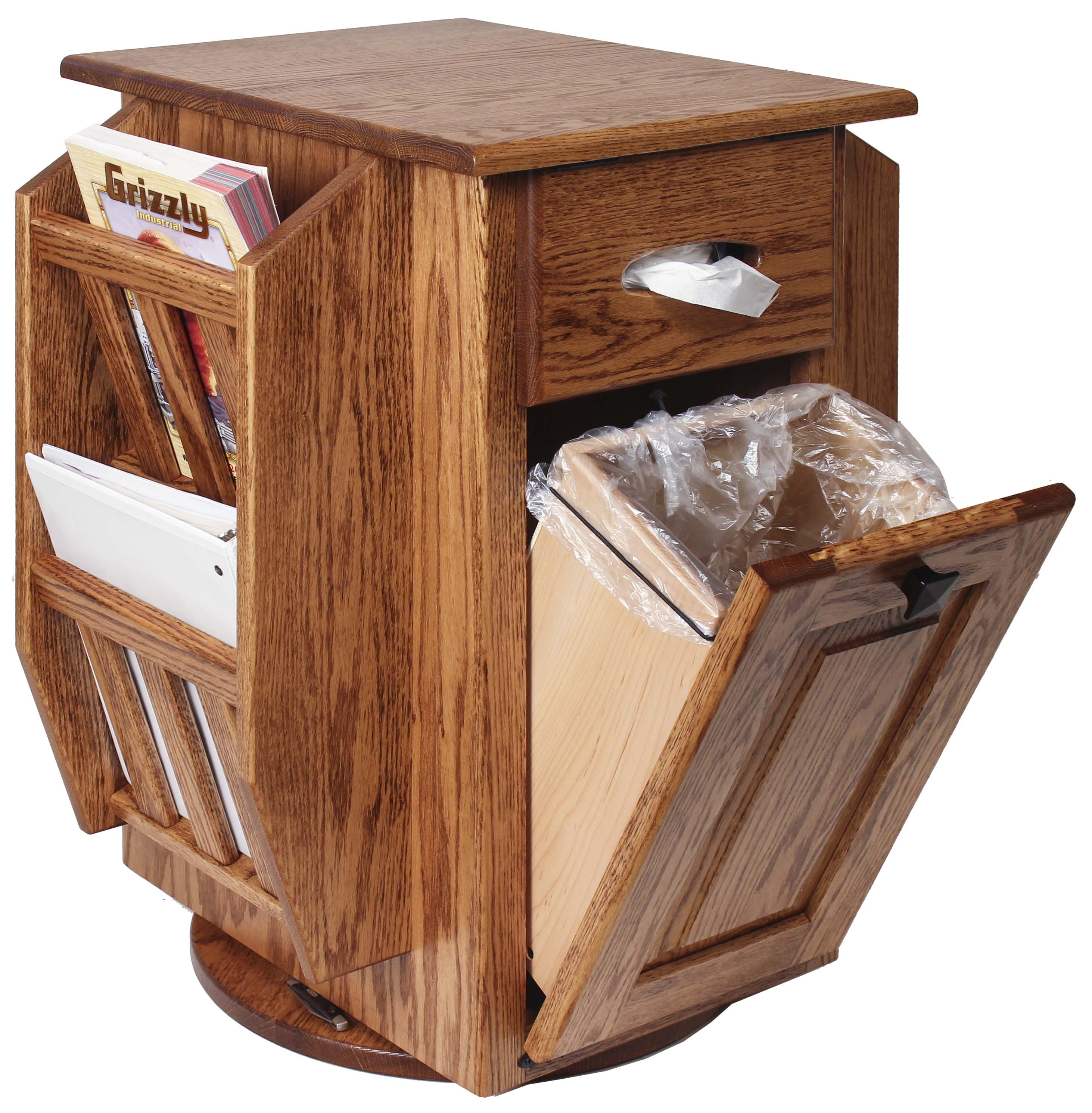 Mag About backside w/trash bin