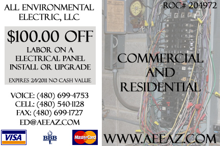 $100.00 Off Electrical Labor Coupon*