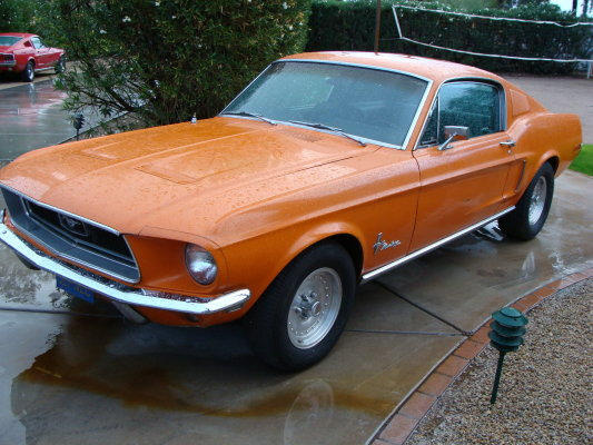 1968 Orange Fastback