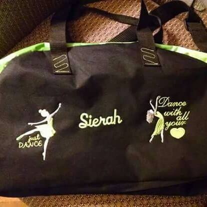 Bag With Name Embroidery