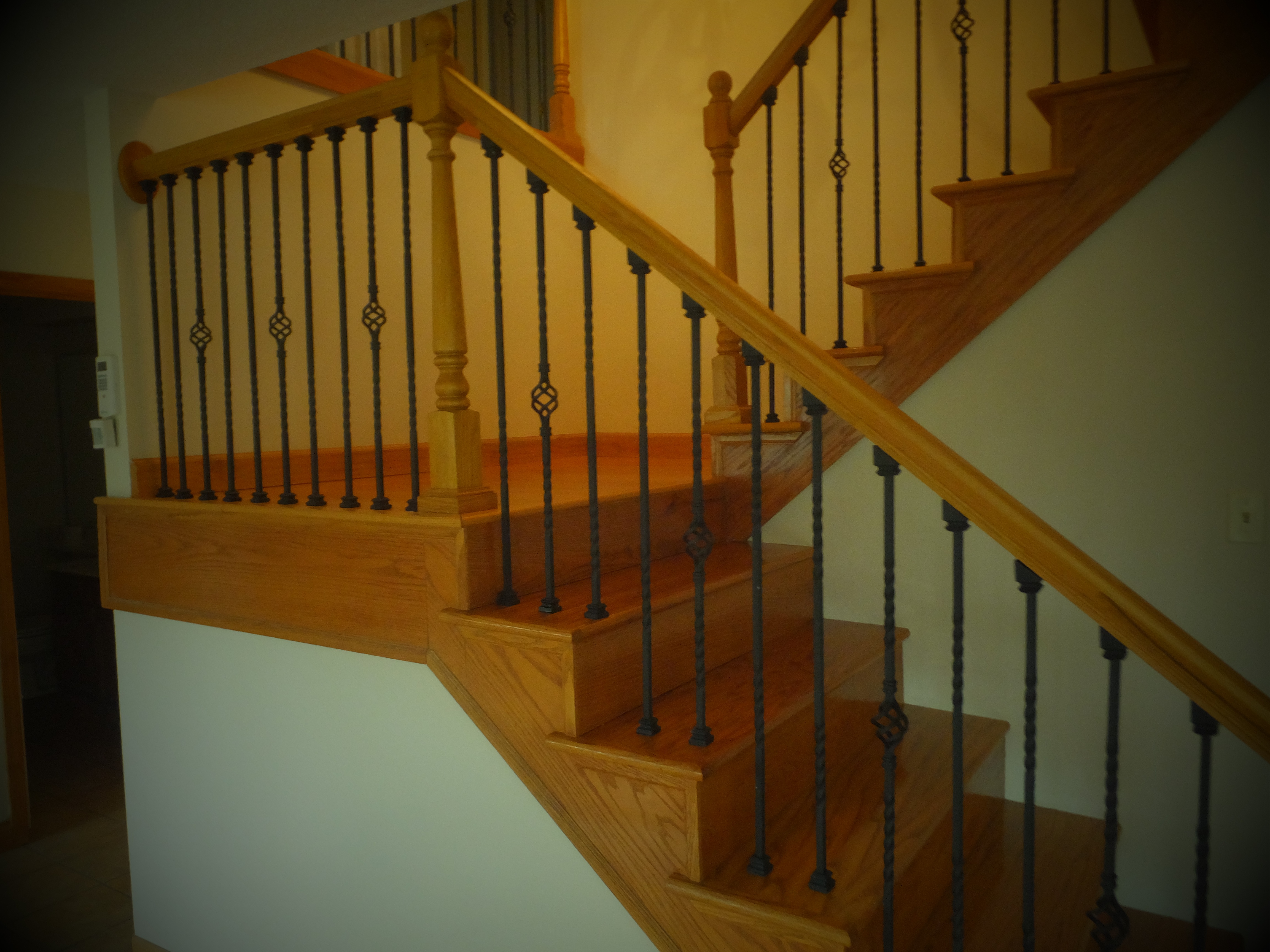 Finished Stair rails