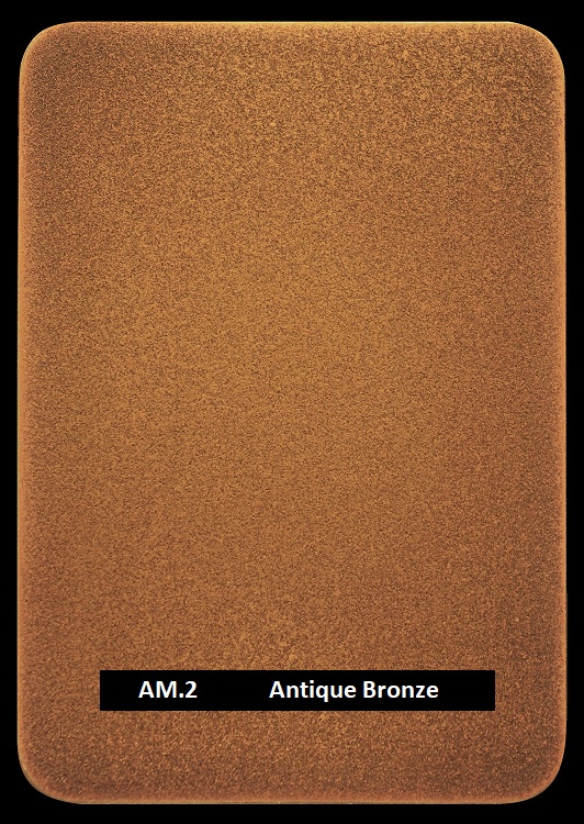 Metal finishes - metal coating AM.2 Antique Bronze