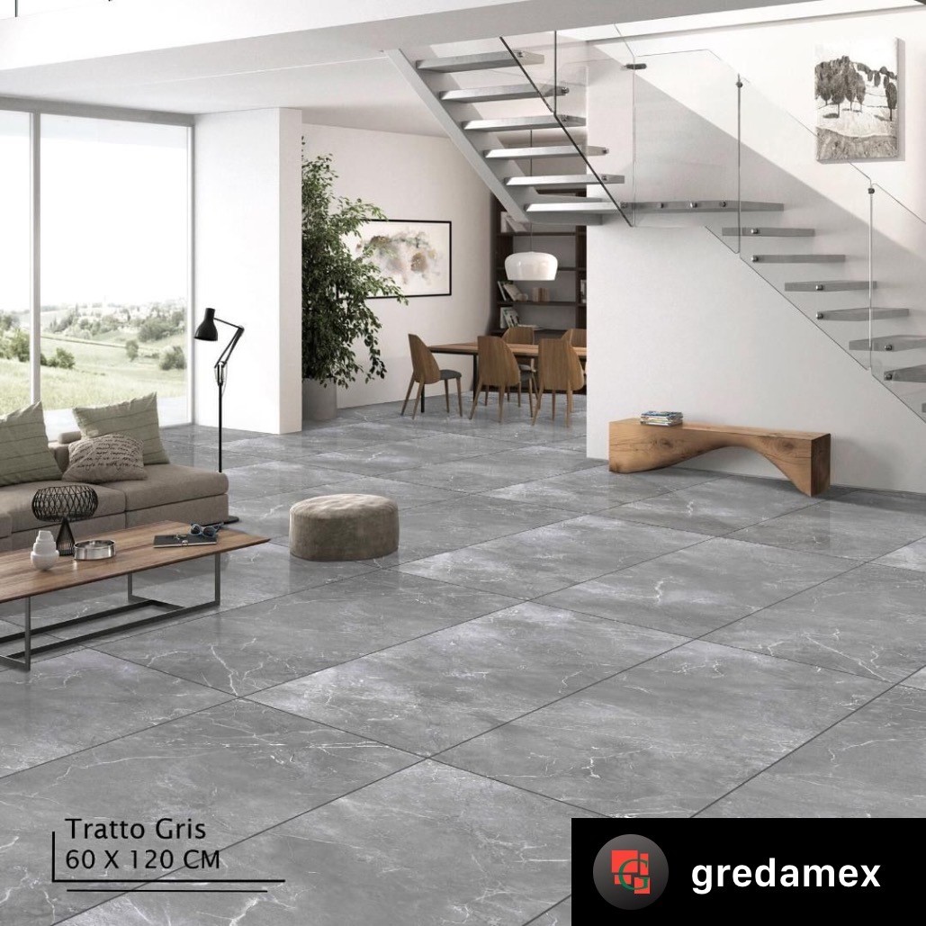 TRATTO GRIS 
Medidas: 60X120 cm