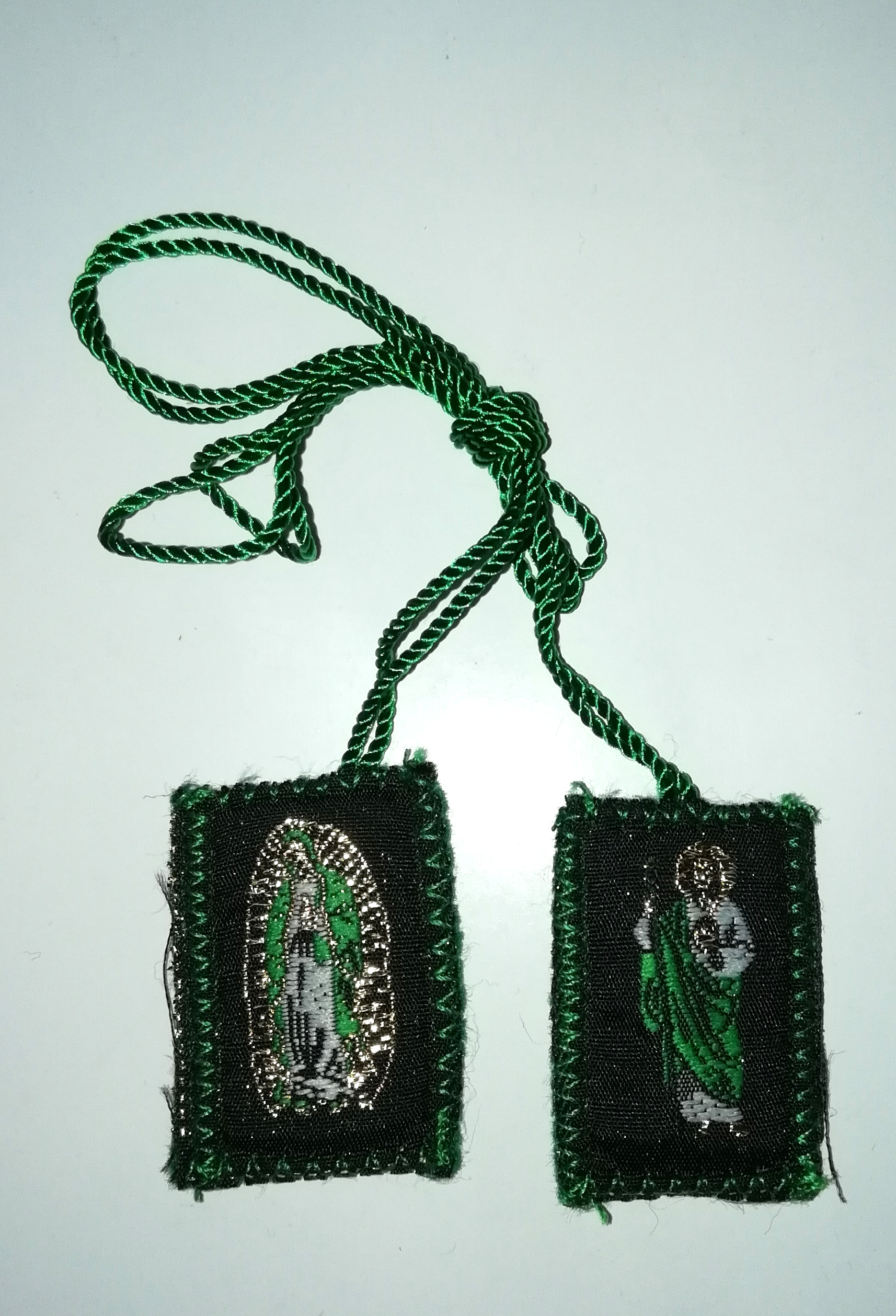 ESCAPULARIO DE SAN JUDAS TADEO CON VIRGEN DE GUADALUPE 