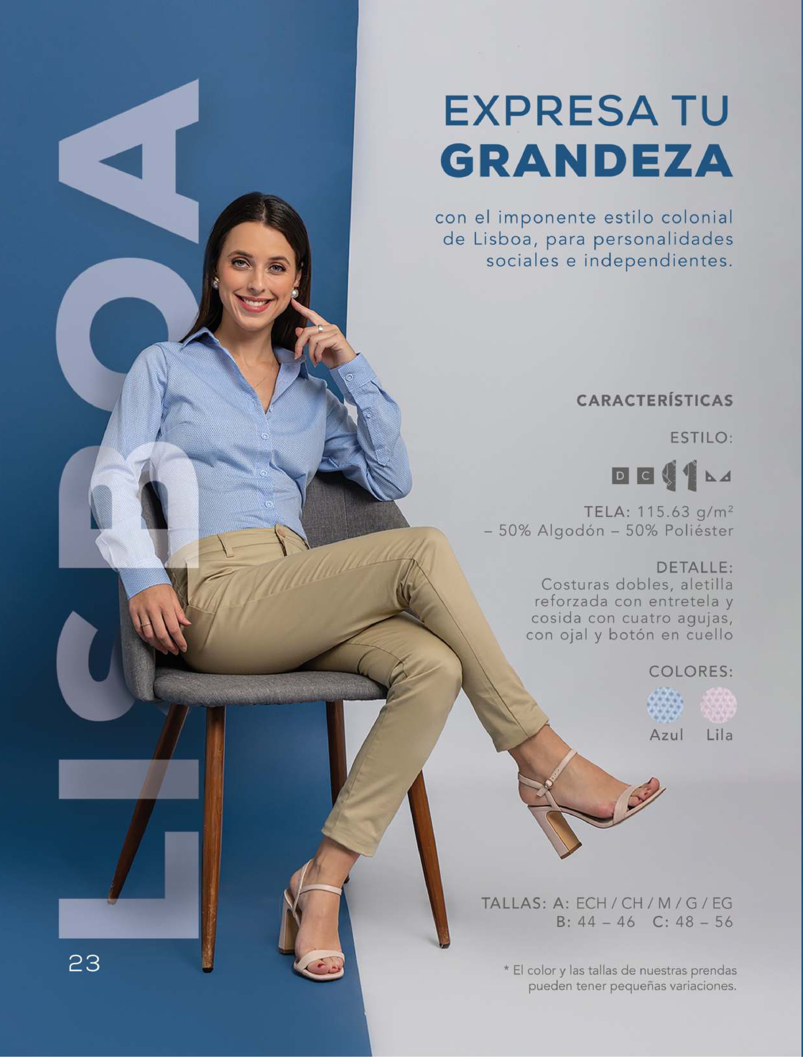 CAMISA Y BLUSA ESTILO LISBOA BIBO