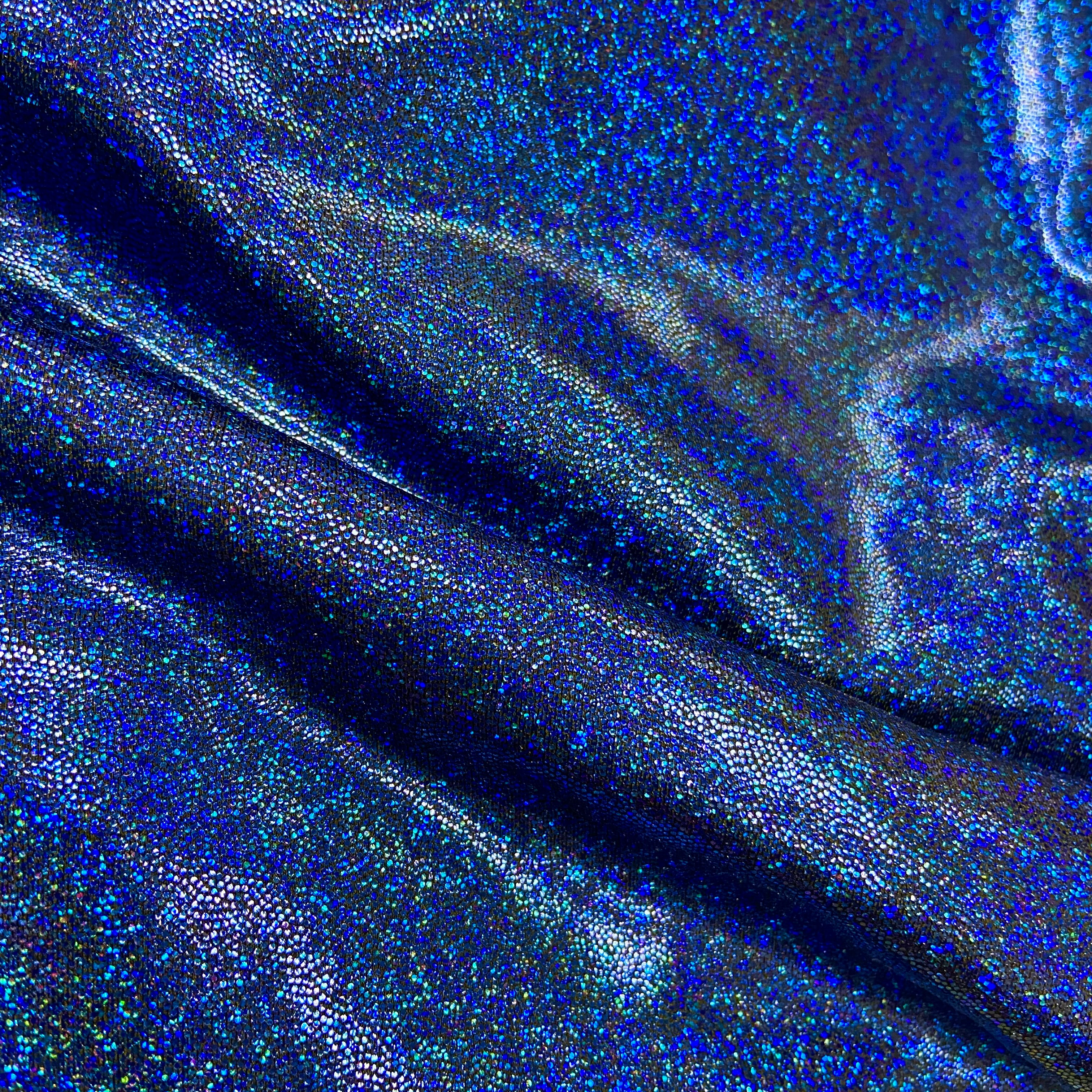 Blue shimmer frost on black 