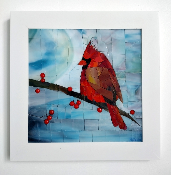 "Cardinal"
by Nataliya Guchenia
Size - 8"H X 8"W
$290.00
