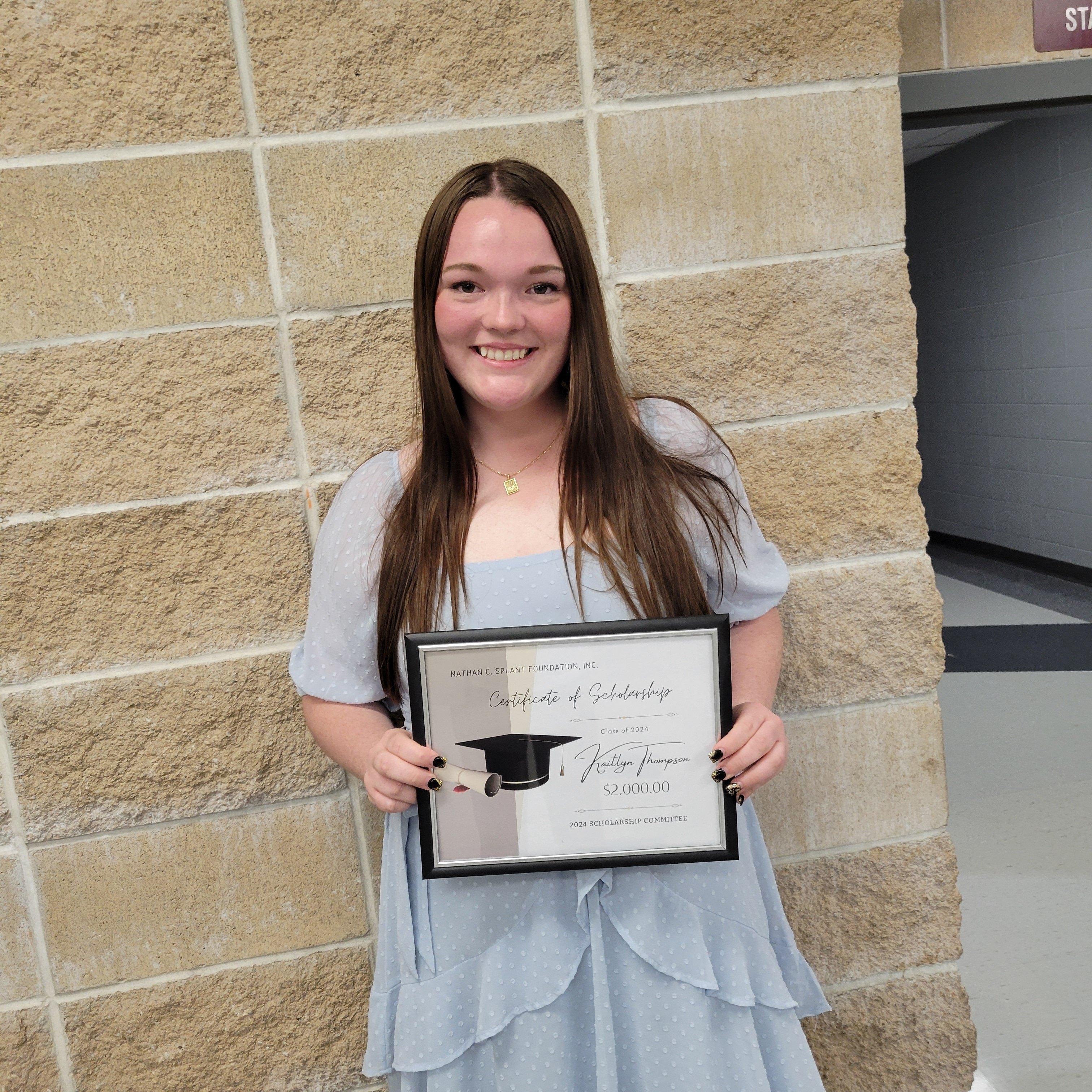 Kaithlyn Thompson $2,000 Scholarship Recipient