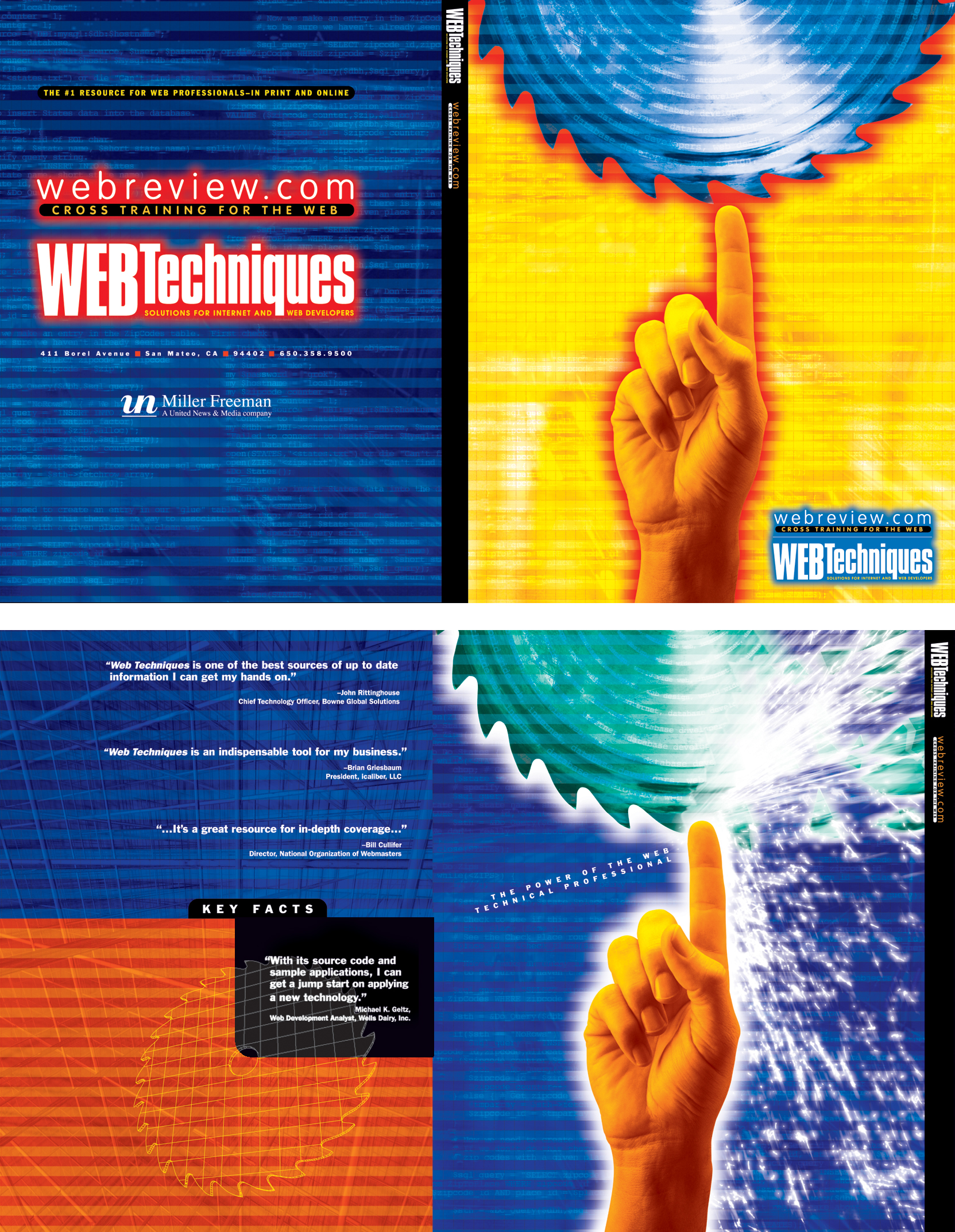 WebTechniques Magazine Folder @DesignSite.com