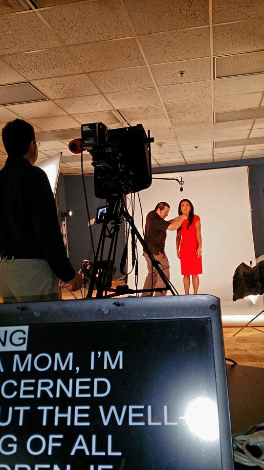 Backstage at a Studio Shoot