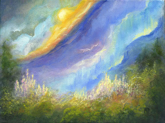 Somewhere
5x7 Oil on canvas