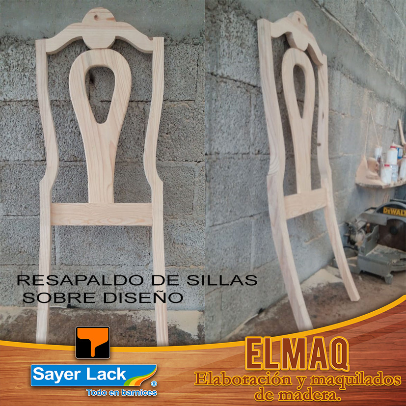 RESPALDO DE SILLA SOBRE DISEÑO