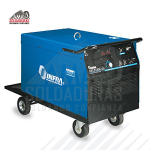 DELTAMIG 455

Categoría: Proceso MIG GMAW/FCAW
Trabajo: Industrial Pesado
Alimentación: 220/440 V
Rango de voltaje / amperaje: 10 a 38 V, CD 30-450 A, CD
Ciclo de trabajo: 100%
Suelda con: Soldadura MIG (GMAW) para unión de perfiles, lámina y placas de acero dúctil e inoxidable diámetros desde 0.9 hasta 1.6 mm (0.035" a 1/16"). Soldadura de aluminio MIG con Argón en diámetros desde 0.9 hasta 1.6 mm (0.035" a 1/16"). Soldadura tubular con núcleo de fundente (FCAW) con o sin gas de protección en diámetros desde 0.9 hasta 1.6 mm (0.035" a 1/16").