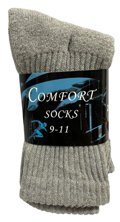 C303 2
PK COMFORT SOCKS CREW  GRAY 9-11
UPC 812462031023
C403
2PK COMFORT SOCKS CREW GREY 10-13
UPC 812462030118
80 CS PACK