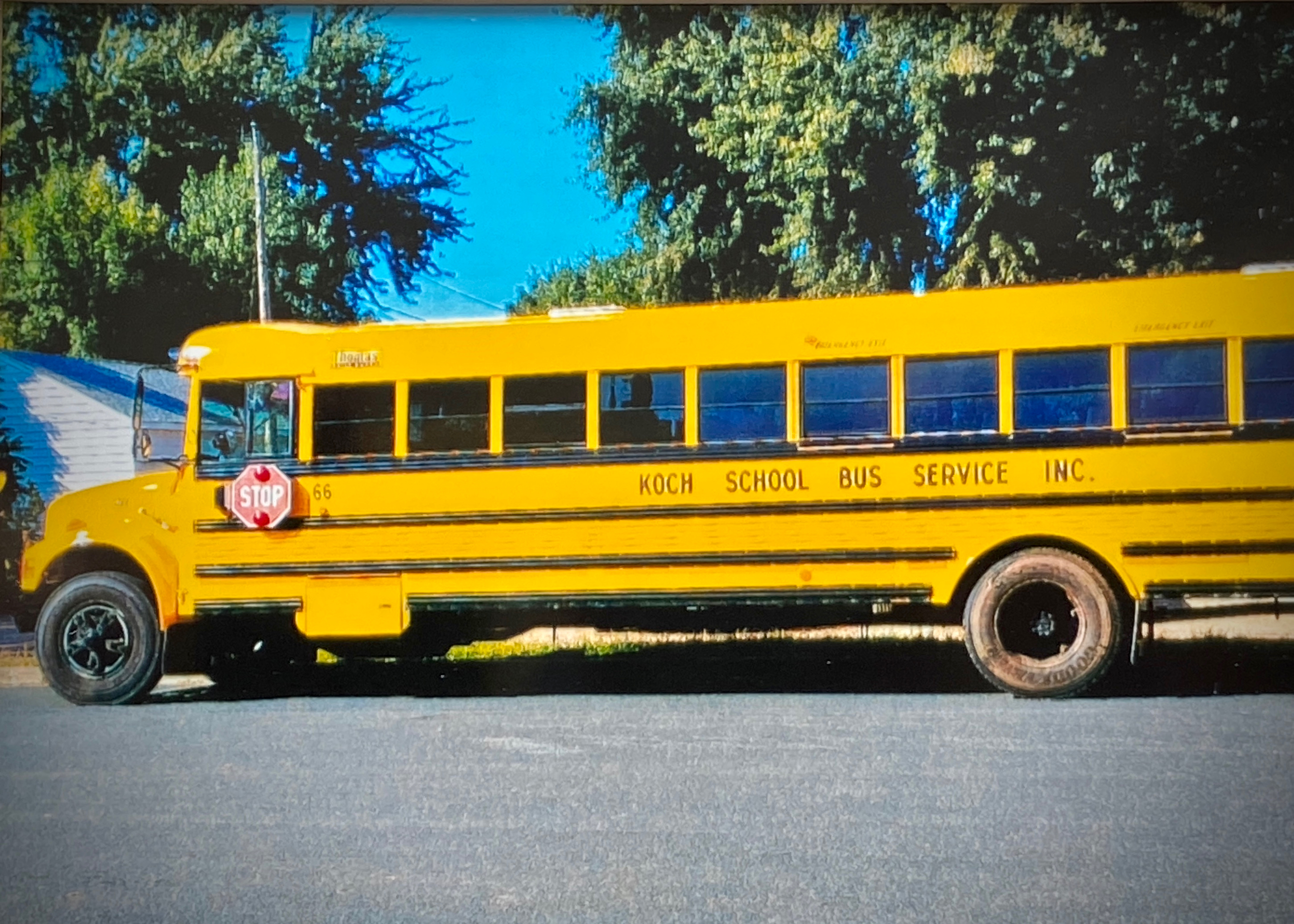 One of Brian’s first new buses in 1999.