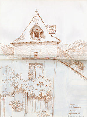 Pigeonnier, Najac 1994