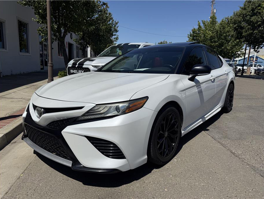 2019 Toyota Camry from 33 Auto Sales
Miles: 111,185
Drive: FWD
Trans: Automatic, 8-Spd w/Sequential Shift
Engine: 4-Cyl, 2.5 Liter
Exterior: Pearl white
Interior: Red
Stock: 1698
VIN: 4T1B61HK7KU248854