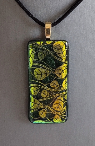 "Gold & Green"
by Nataliya Guchenia
Size - 2"H X 1"W
$35.00