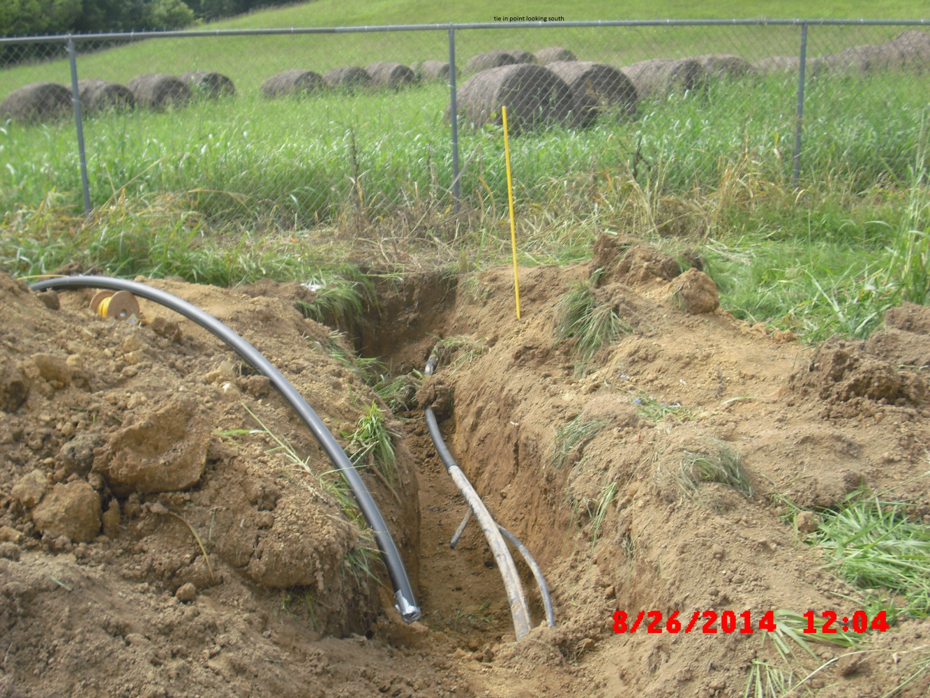 Tie In Point Looking South
