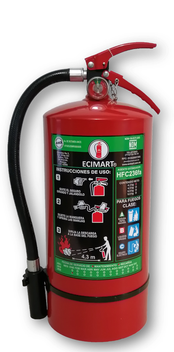                MANTTO. Y RECARGA EXT. 
               HFC-236fa 4.3 KG