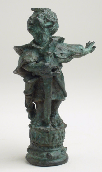 While Pawn (#6 - chess piece)
Artist: Bill Girard, Royal Oak, MI
Formerly collection of Allen Abramson
Photo courtesy of Ken Weikal, Farmington Hills, MI. 