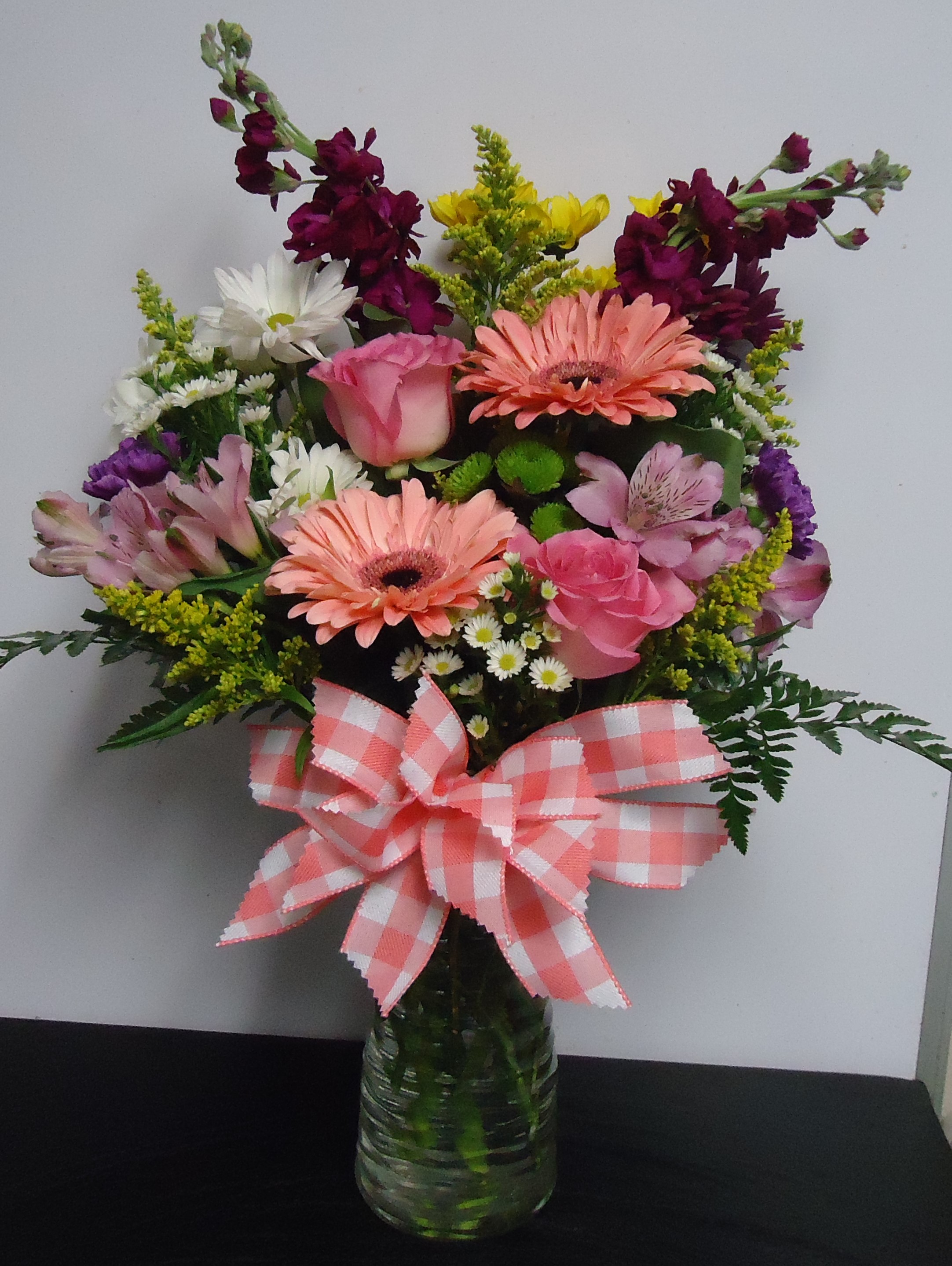 (12) "Designer's Choice" 
Fresh Mix Vase
$80.00