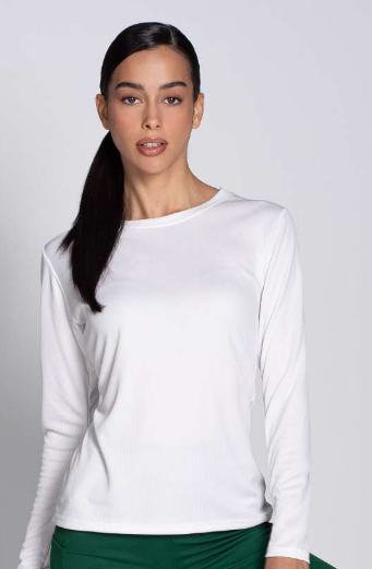 PLAYERA DEPORTIVA CUELLO REDONDO POLIESTER MANGA LARGA ESTILO 950