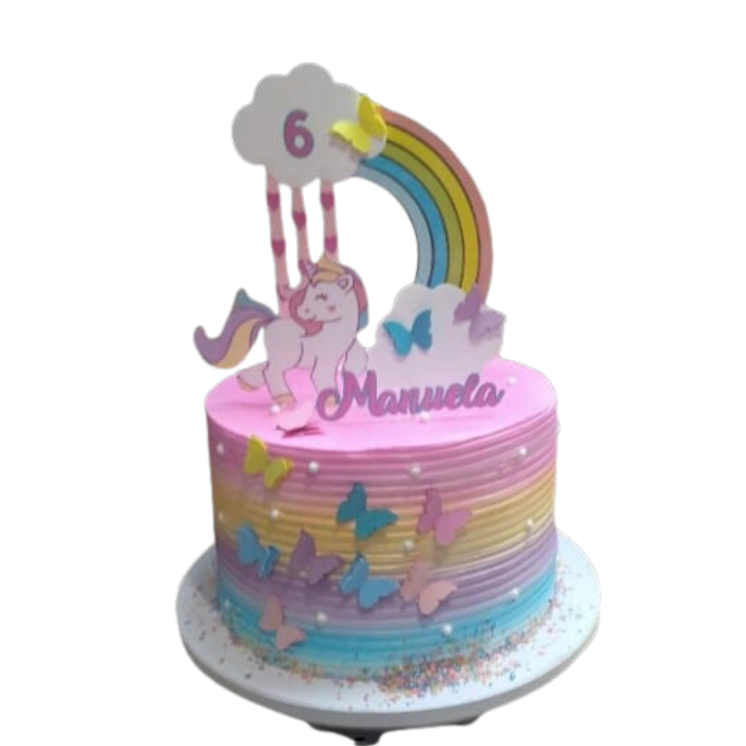 Rainbow Unicorn cake 