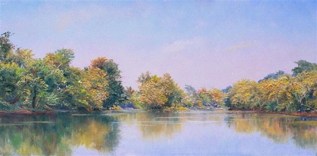 Kushnir, Potomac Riverscape, 8x16 Oil