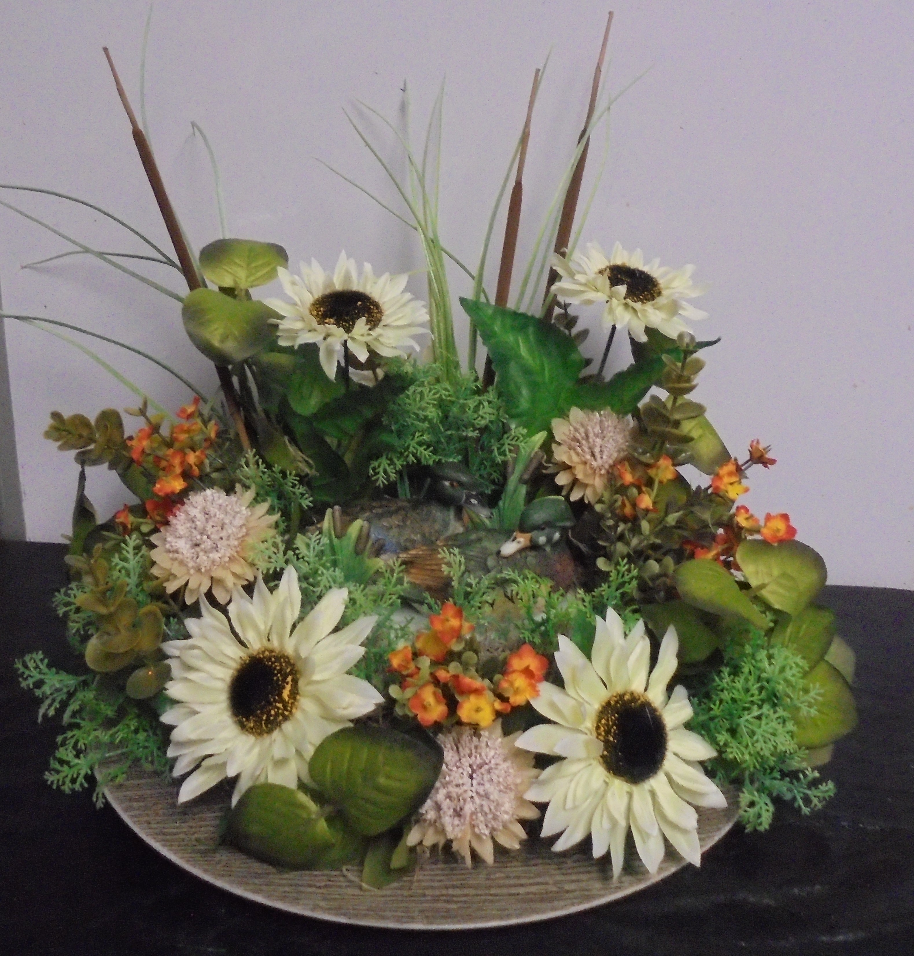 (38) "Silk" Mallard Duck Arrangement
$45.00