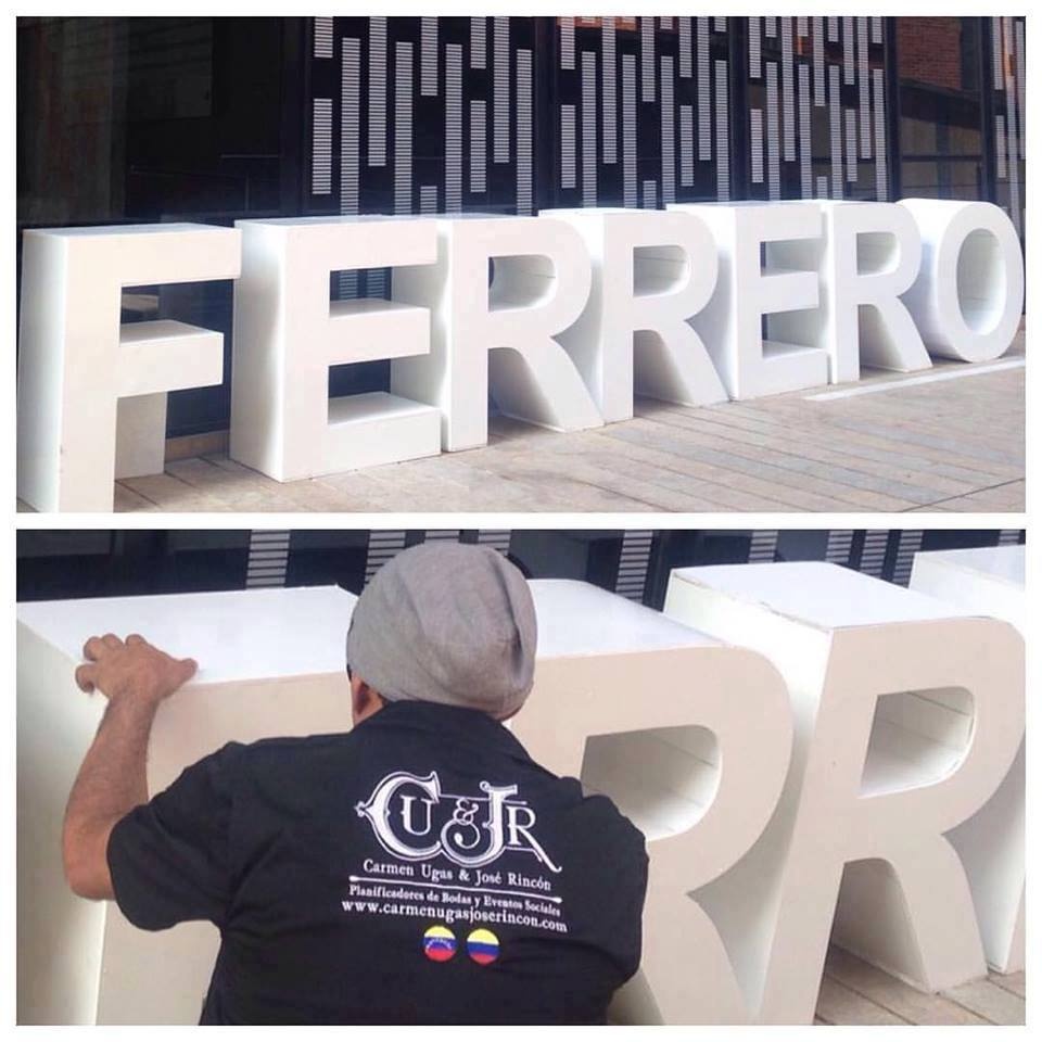 Cada letra en Alquiler
Medidas 80cm de Altura
$35.000