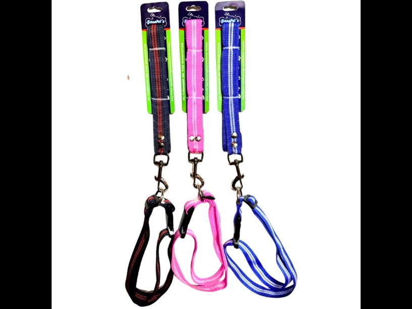 BON07 - CORREA CON COLLAR 
1" CINTA LISA