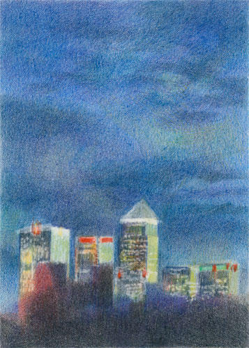 Canary Wharf Sky 18th November 4.52pm
