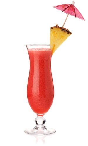 Tropical Cocktail With Pineapple