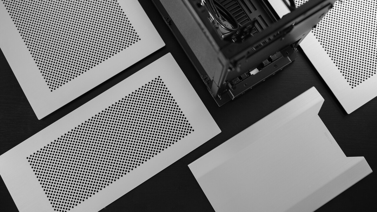 gabinete de madera blanco y negro