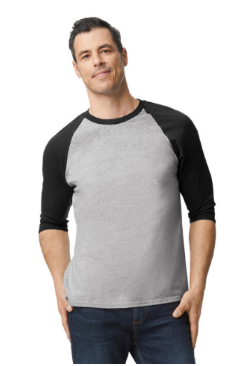 PLAYERA TIPO RAGLAN 3/4 ADULTO