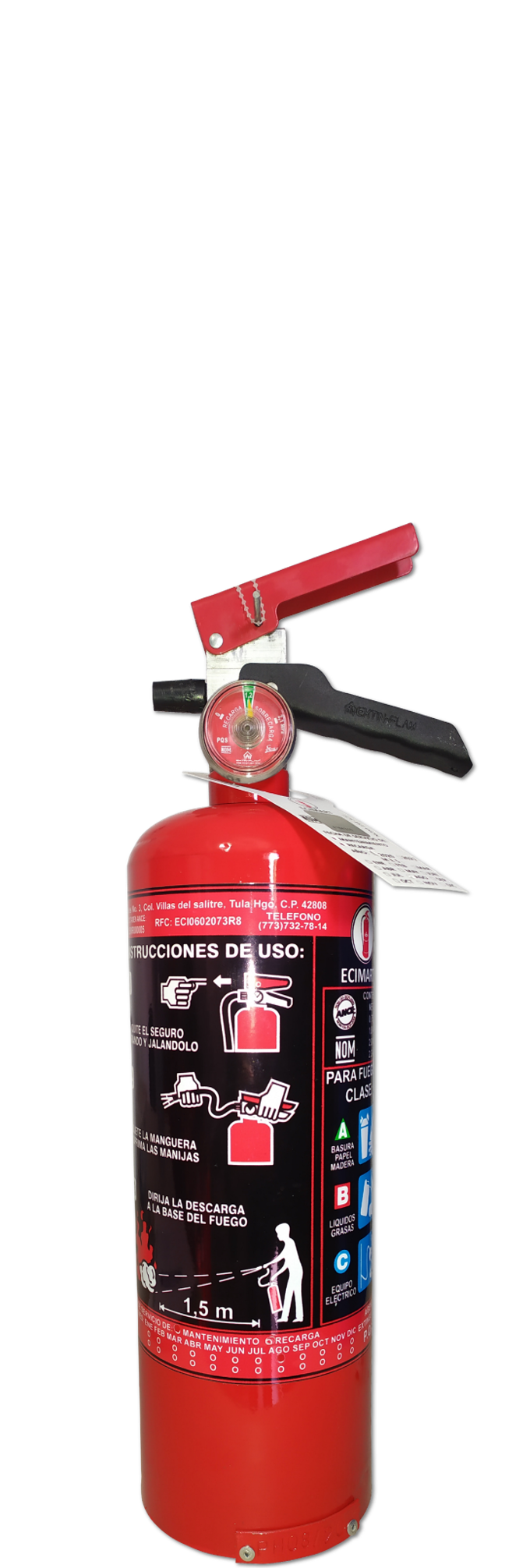 MANTTO. Y RECARGA
EXT. PQS 2 KG.