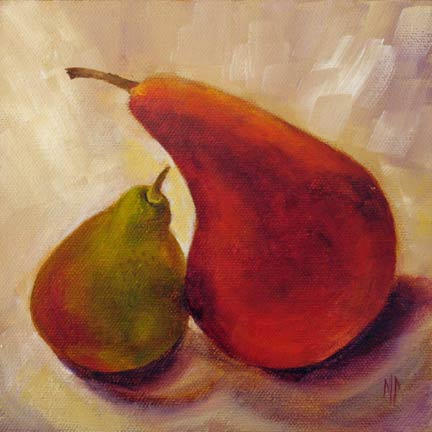 The Secret - 6"x6" Oil on Panel