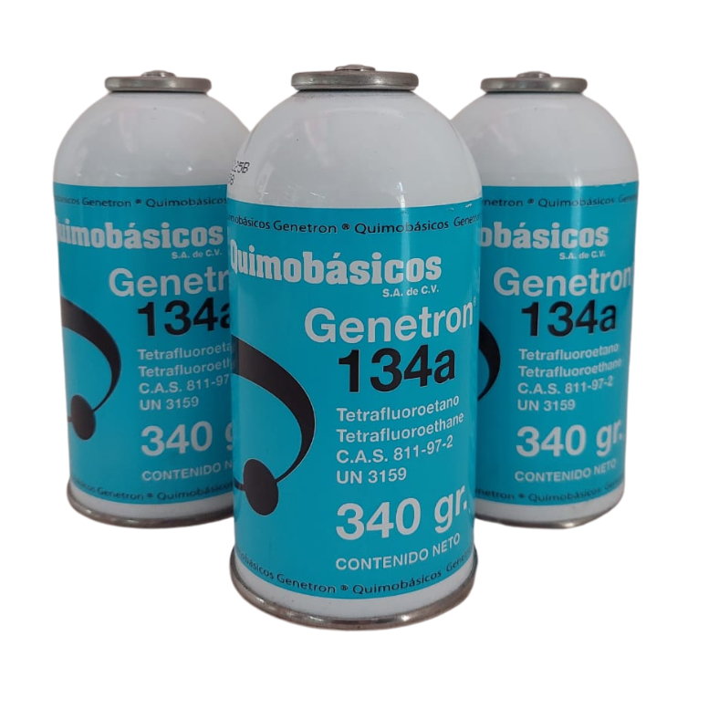 Gas refrigerante 134a 
Genetron
340 gramos